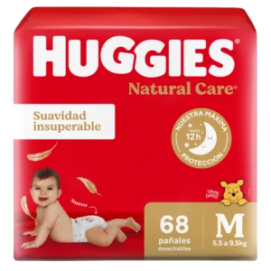 Pañales Huggies Natural Care Todos los talles (M - G - XG - XXG - XXXG)