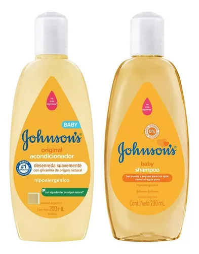 Set shampoo Johnson's Baby 200ml + Acondicionador 200ml