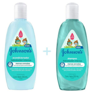 Set Shampoo Johnson's Baby Hidratación Intensa 200ml + Acondicionador 200ml