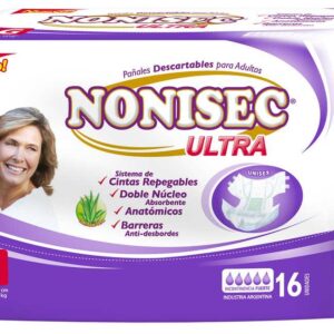Nonisec Ultra Anatómico Pañal Elastizado (G-XG) x 16 Unidades