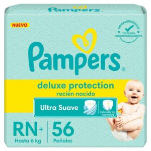 Pampers Deluxe Protectíon  Talles( RN-M-XG-XXG).