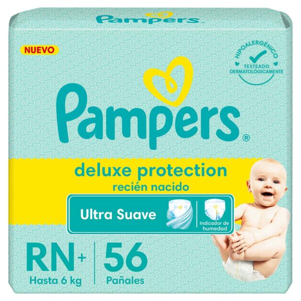 Pampers Deluxe Protectíon  Talles( RN-M-XG-XXG).