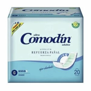 Comodín Refuerza Pañal Incontinencia Fuerte x 20 Unidades.