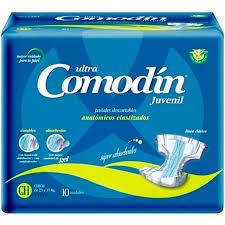 Pañal Comodín Ultra Anatómico Elastizado Juvenil Chico x 10 unidades