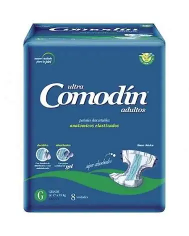 Pañales Comodín Ultra Talle G x 8 uds