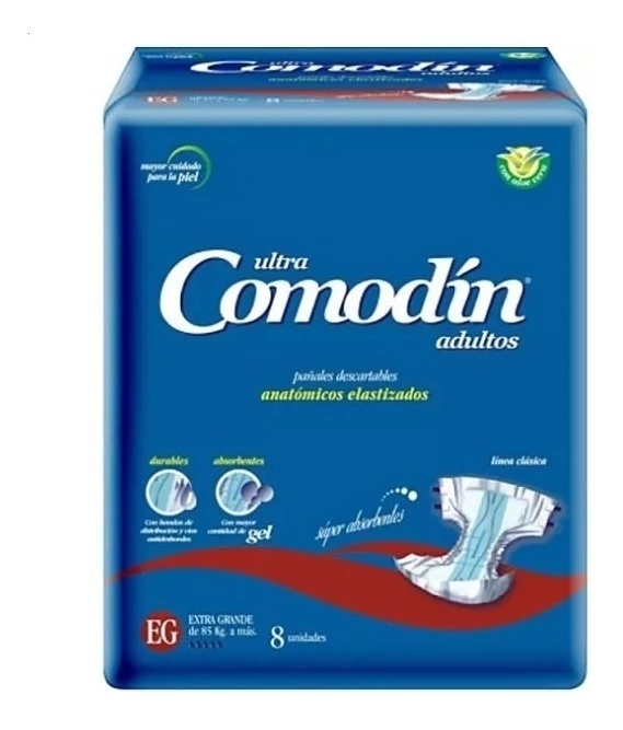 Comodín Ultra Anatómico Elastizado Extra Grande x 8 unidades