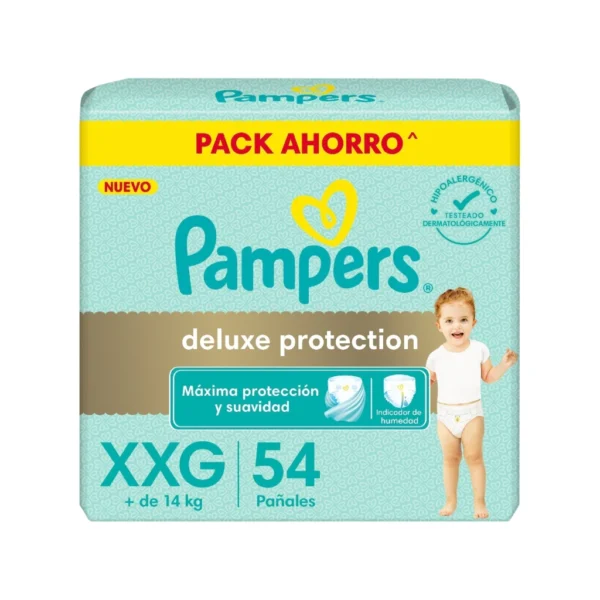 Pampers Deluxe Protectíon  Talles( RN-M-XG-XXG).