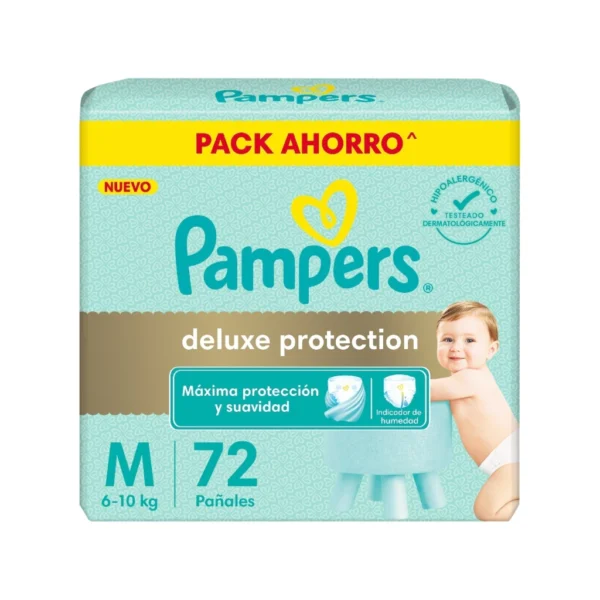 Pampers Deluxe Protectíon  Talles( RN-M-XG-XXG).