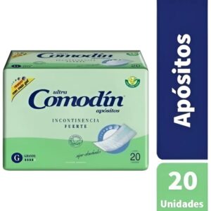 Apósitos Comodín Adulto Incontinencia Fuerte Talle G x 20 Unidades